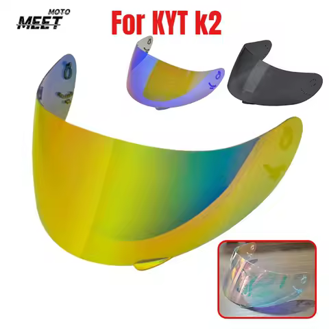 Visera Casco Moto Helmet Face Shield Visor Windshield for Kyt K2 Helmet Visor Sunshield Uv Cut Capacete Moto Accessories