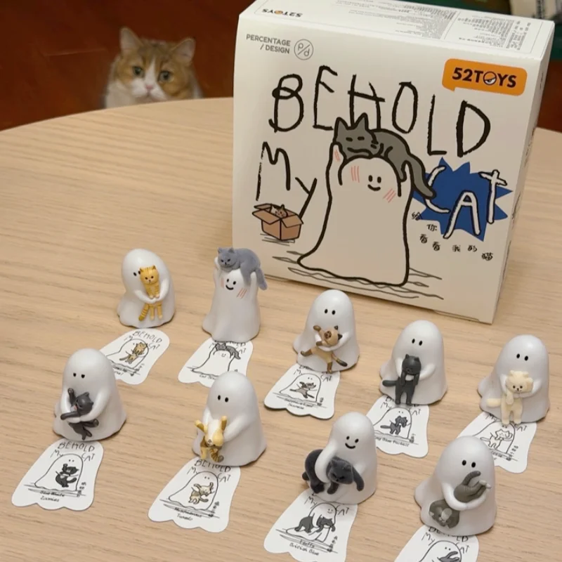 Nueva Caja Sorpresa de la Serie Ghody Behold My Cat, Figura Coleccionable de Moda, Caja Misteriosa con Juguetes Exquisitos e Interesantes