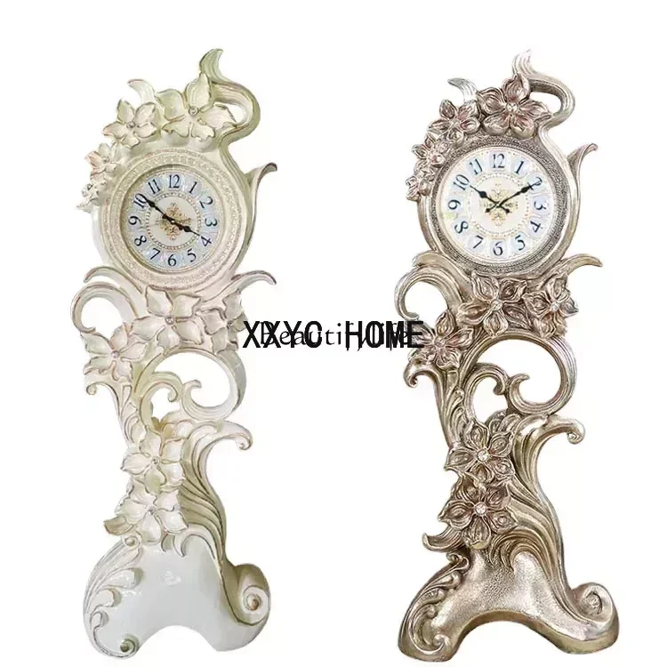 

European-Style Home Floor Clock American Fashionable Ornaments Vertical