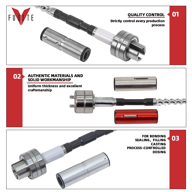 スクリューポンプV33用ステーターとローター
