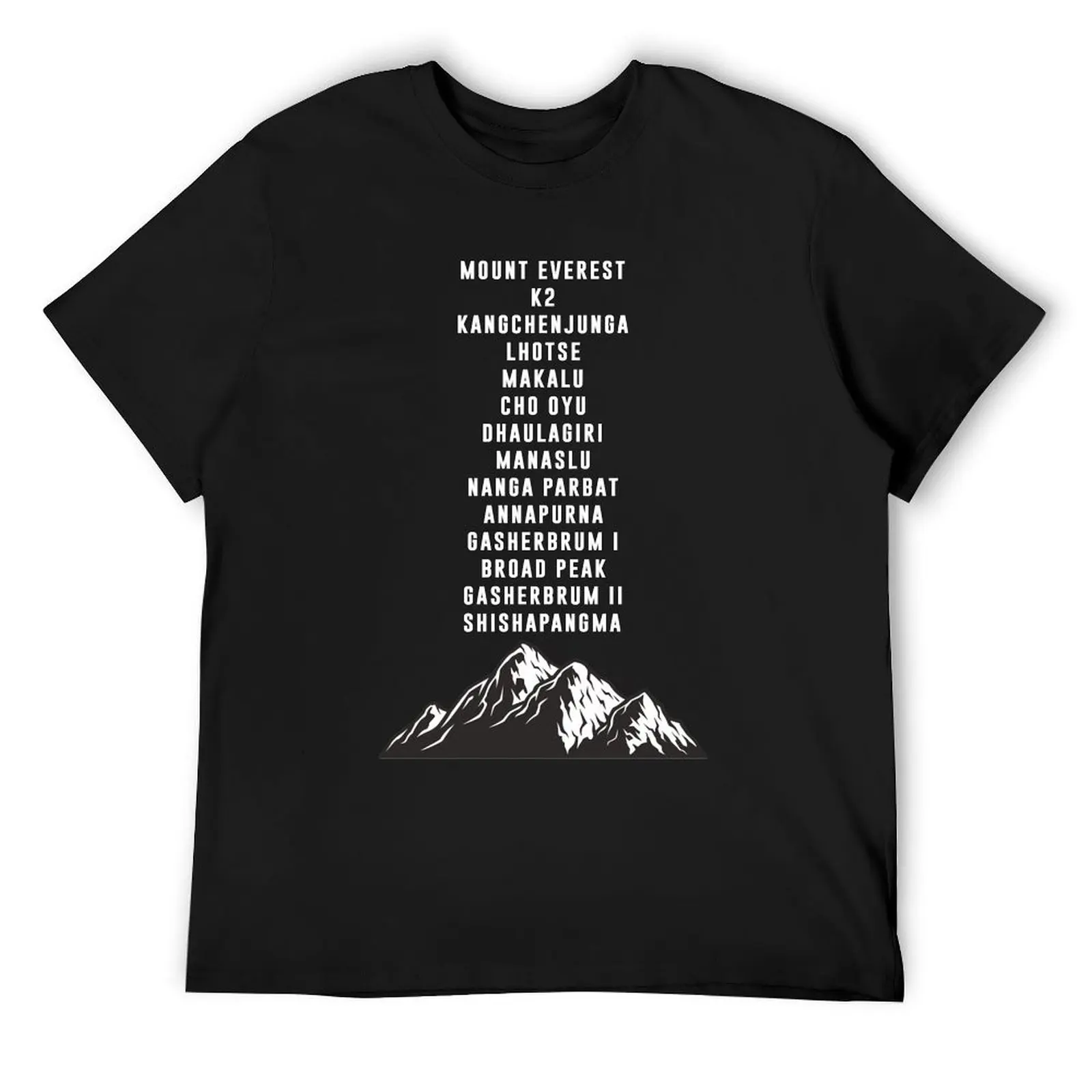 

14 Peaks Nothing is Impossible Nimsdai Purja Project Possible T-Shirt street wear Funny t-shirt Clothing mens clothing
