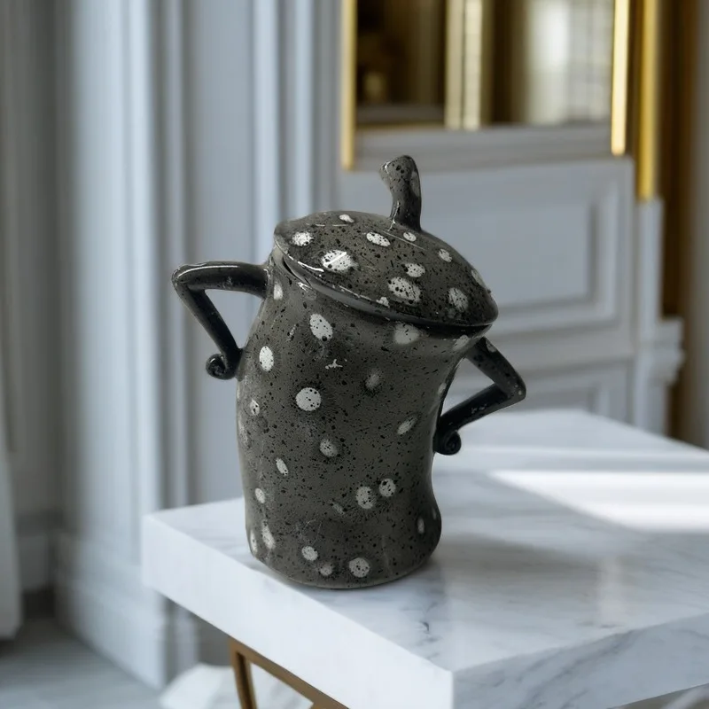 Cross-border new products, attitude, handmade cups, creative storage, home decoration, resin handicrafts, ornaments, new models