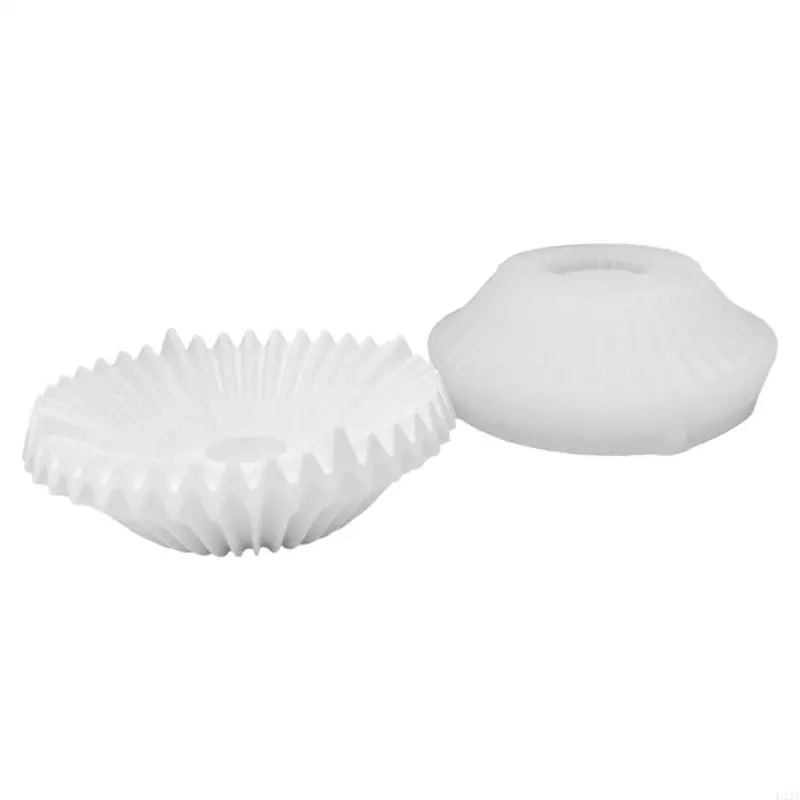 

2025 New Striped Tray Silicone Molds Silicone Candlestick Molds for Epoxy Resin Pillars Stand Tealight Holder Storage