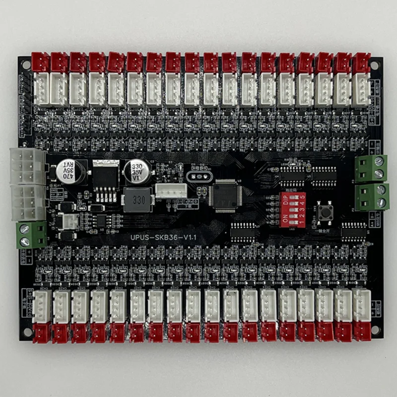 36-CH RS485 smart parcel locker system unlocking control board vending machine aisle motor drive board