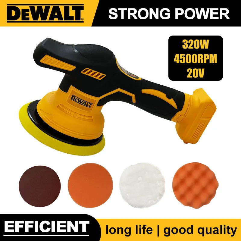 

Dewalt 8 Gears Digital Display Cordless Car Polisher Electric Polisher Auto Car Waxing Polishing Machine For Dewalt 20V Battery