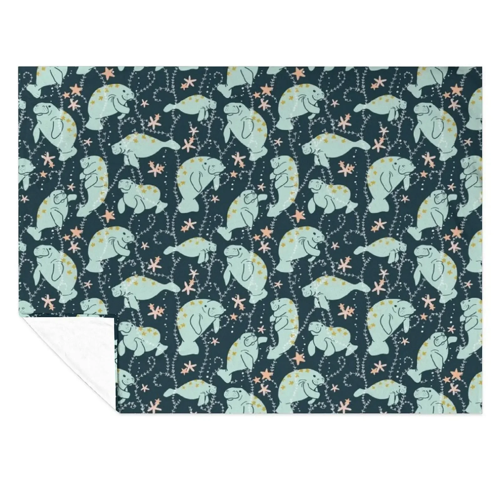 

Oh the Hue-Manatee: Teal Throw Blanket Shaggy Plaid on the sofa Beach Heavy Blankets