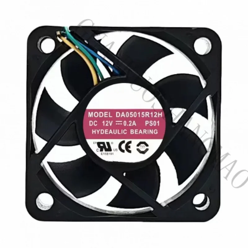 HJY  1 PCS For  AVC DA05015R12H DC 12V 0.2A Cooling Fan 4 Pin 50*50*15mm