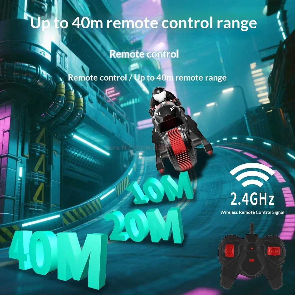 1: 12 Remote Control Motorcycle Two Wheel Rc Trick Drift Charging High Speed Model Boy And Children'S Toy