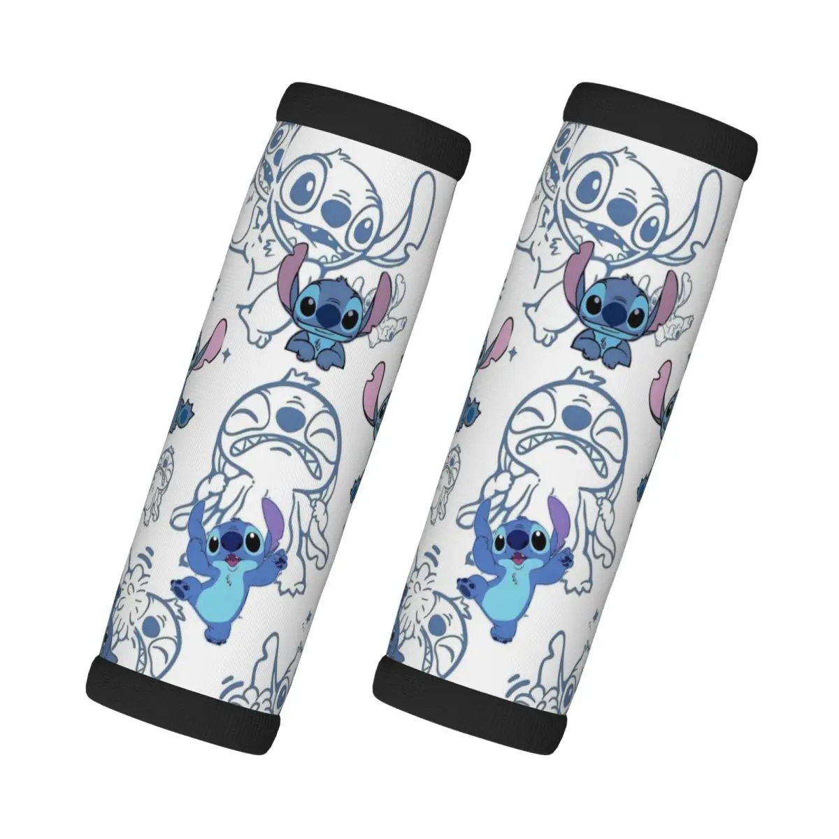 

Custom Stitch Manga Anime Luggage Handle Wrap Suitcase Identifier 2 PCS Refrigerator Handle