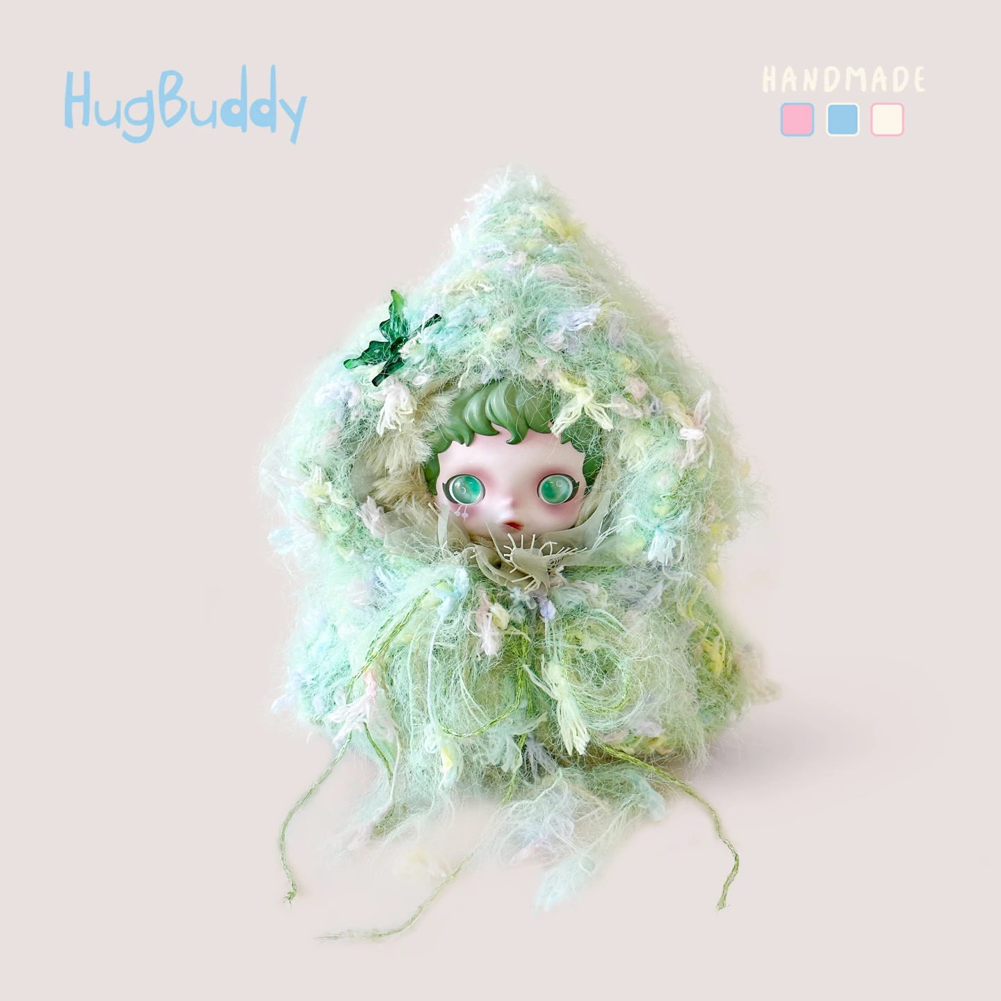 Prinsesstijl poppenkleding en hoofddekselset Kinderverkleedsetheaterkostuums Knuffelaccessoires voor creatief spelen