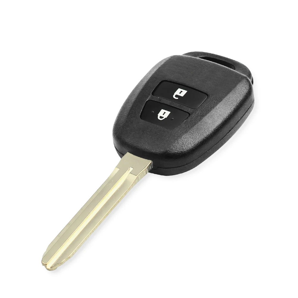 KEYYOU 433MHz Remote Car Key Fob For Toyota Yaris Verso RAV4 2008 2009 2010 2015 With G H Chip FCCID: B71TA 2 Button Control Key