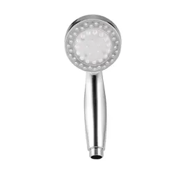 Romantic Automatic Magic 7 Color 5 LED Lights Handing Rainfall Shower Head Single Round Head RC-9816 For Water Bath Bathroom