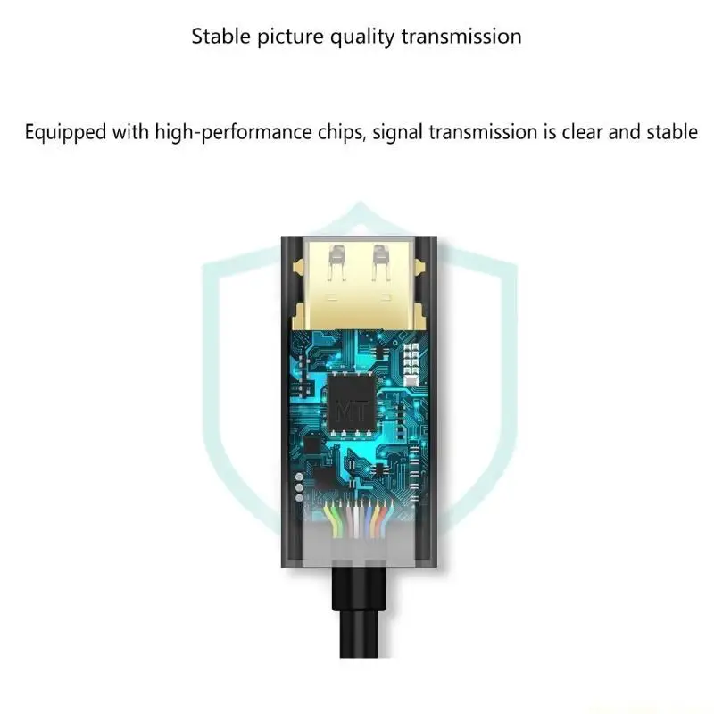 

F62C Портативный преобразователь DP в конвертер DP между мужчинами и женщинами Кабель-адаптер высокой четкости