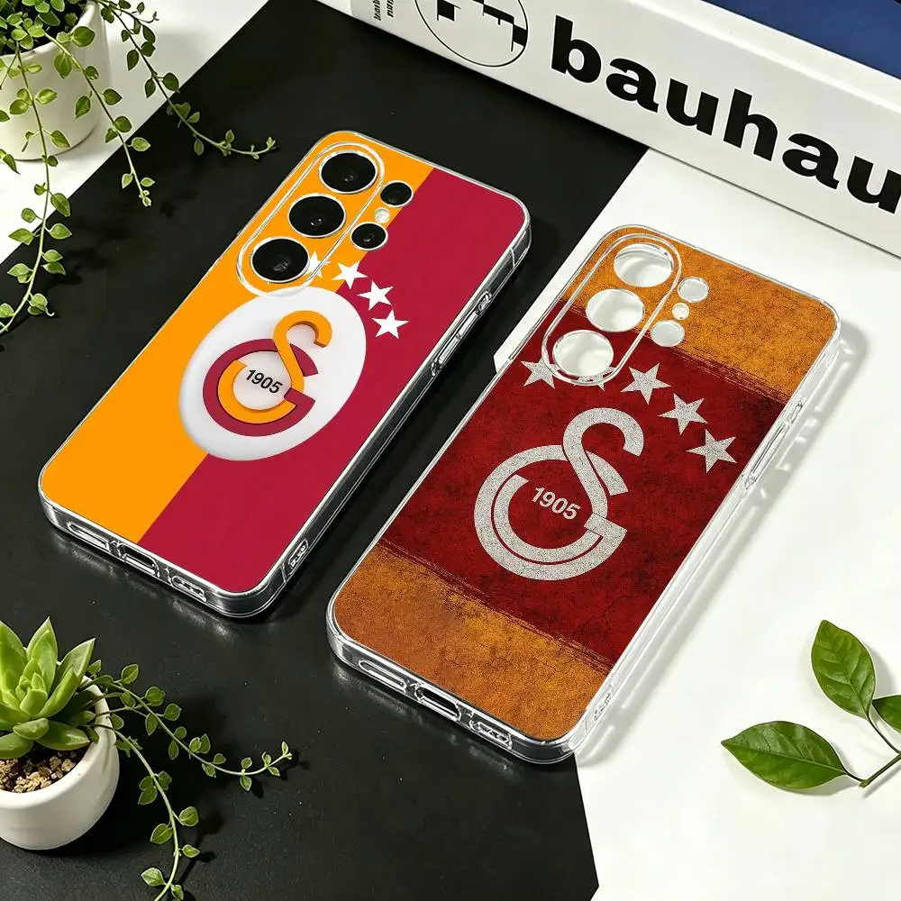 COOL G-Galatasaray-ClubS   Phone Case For Samsung S21 S20 Ultra Plus FE S10 Transparent Silicone Phone Cover