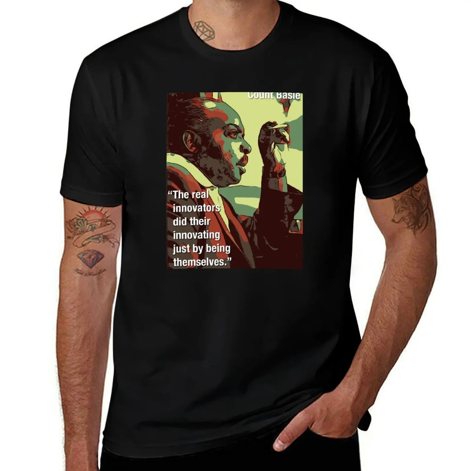 T-shirt Count Basie, t-shirt utilitaire décontracté pour le travail