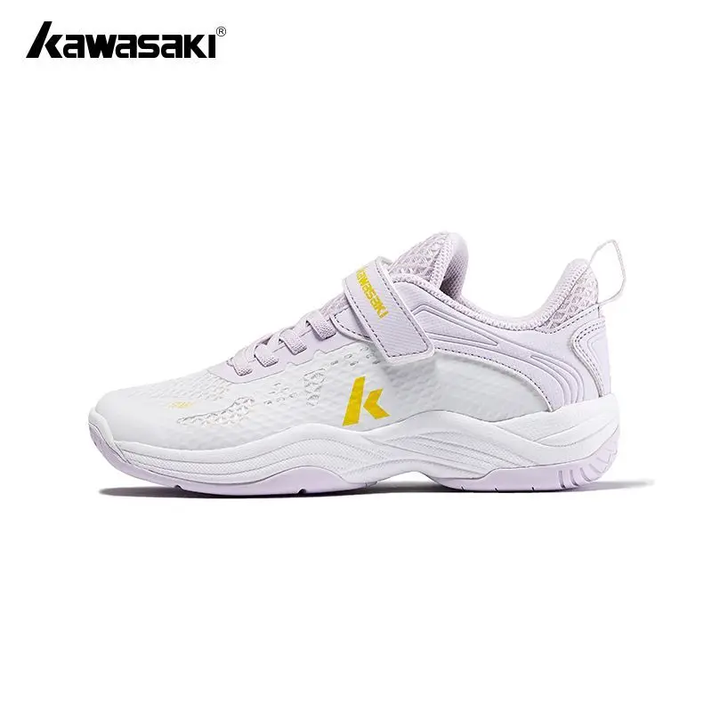 Kawasaki Children's Badminton Shoes Ice‑Cream Professional Training Sneakers for student Boys and Girls