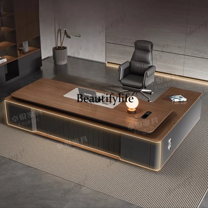 K182 Leg Support Cheap Executive Desk Drawers Asthetic Cheap Luxury Executive Desk Drawers Wood Mesa De Escritorio Office Furnit