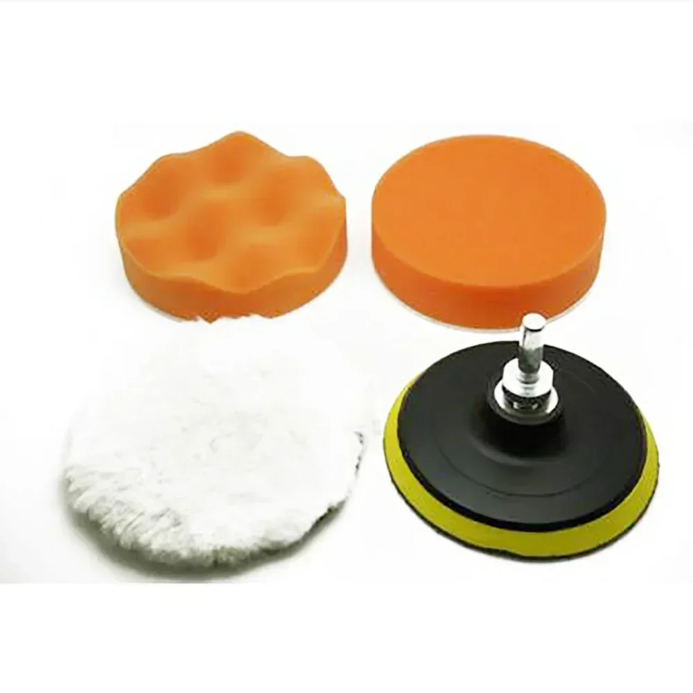 Drill Buffing pad Kit Automotive Car Car Detail Sponge Set Care Supplies Gross Polish Polisher Portable Pratical