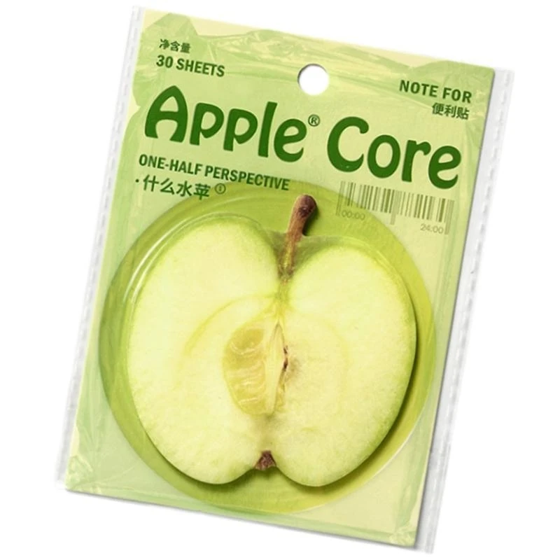 Dxab Fruit Themd Note Paper 30heets Veget Notes Pocket Blocons Adhéive Note Adhéive Petit bloc-notes pour noter
