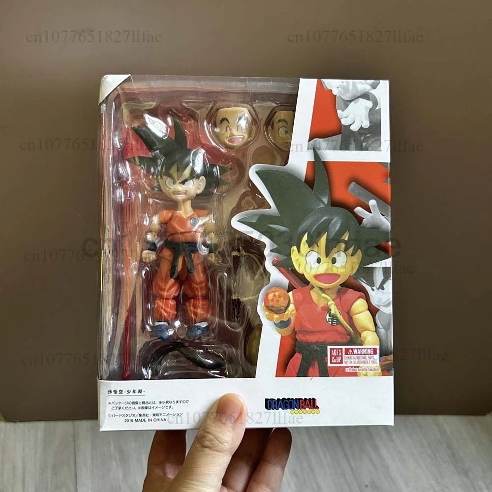 SHF Dragon Ball Z Son Goku Gk Somersault Cloud Son Goku Innocent Challenger Childhood Action Figure Model Toys Room Decor Gift view 6
