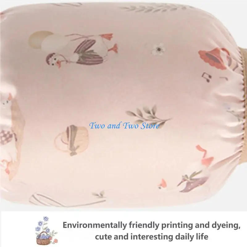

HX6F Kids Sleeve Covers Elastic Cuff Easy Wear StainProof Breathable Sleeve Protector