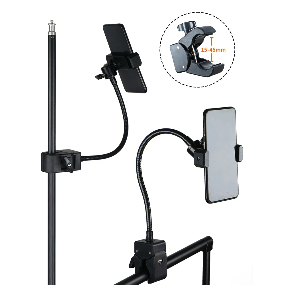 Easily Adaptable Clip On Holders For Smartphones & Cameras On Any Standard Mic Stand Perfect For Every Creator