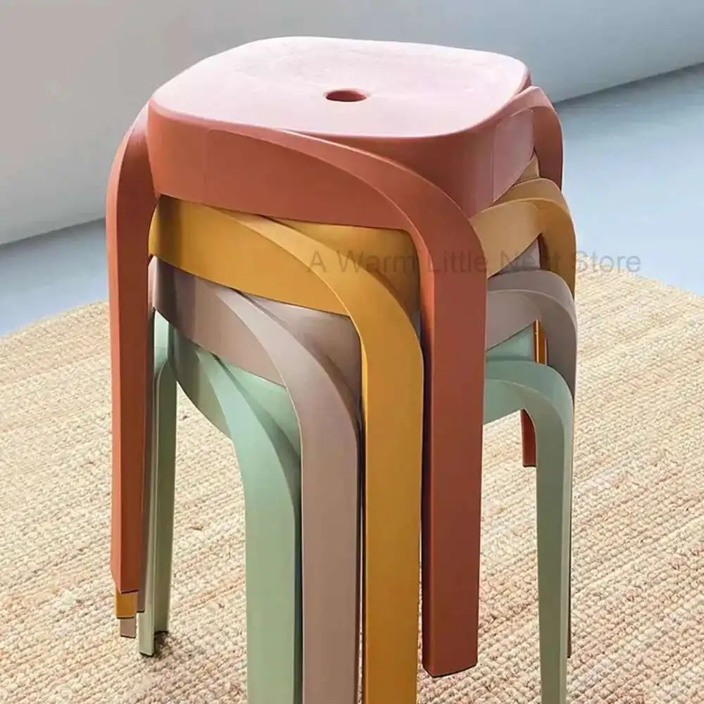 Theater Italian Chair Plastic Minimalist Dining Recliner Events Chair Mid Century Stackable Chaises Salle Manger House Furniture