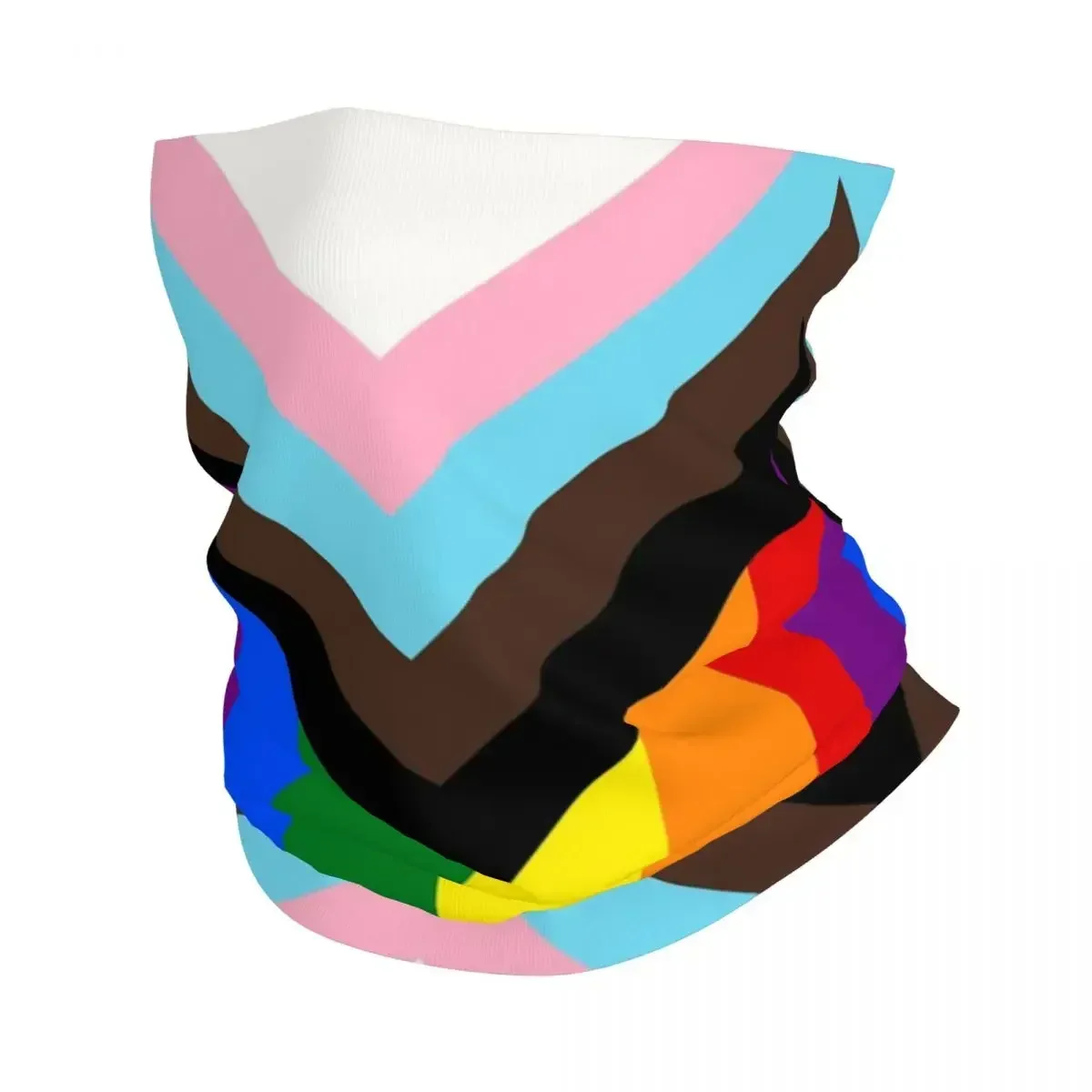 Flags Of The LGBTIQ Bandana Neck Gaiter Printed LGBT Pride Wrap Scarf Warm Headwear Hiking for Men Women Adult Winter