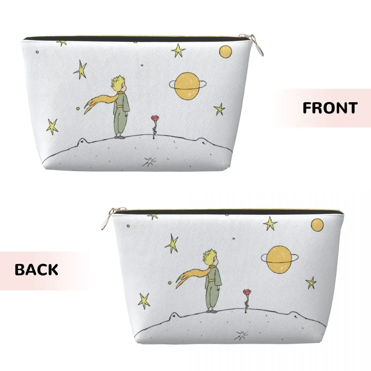 Custom Classic Fiction The Little Princes Cosmetic Bag Large Capacity France Fairy Tale Makeup Case Beauty Storage Toiletry Bags