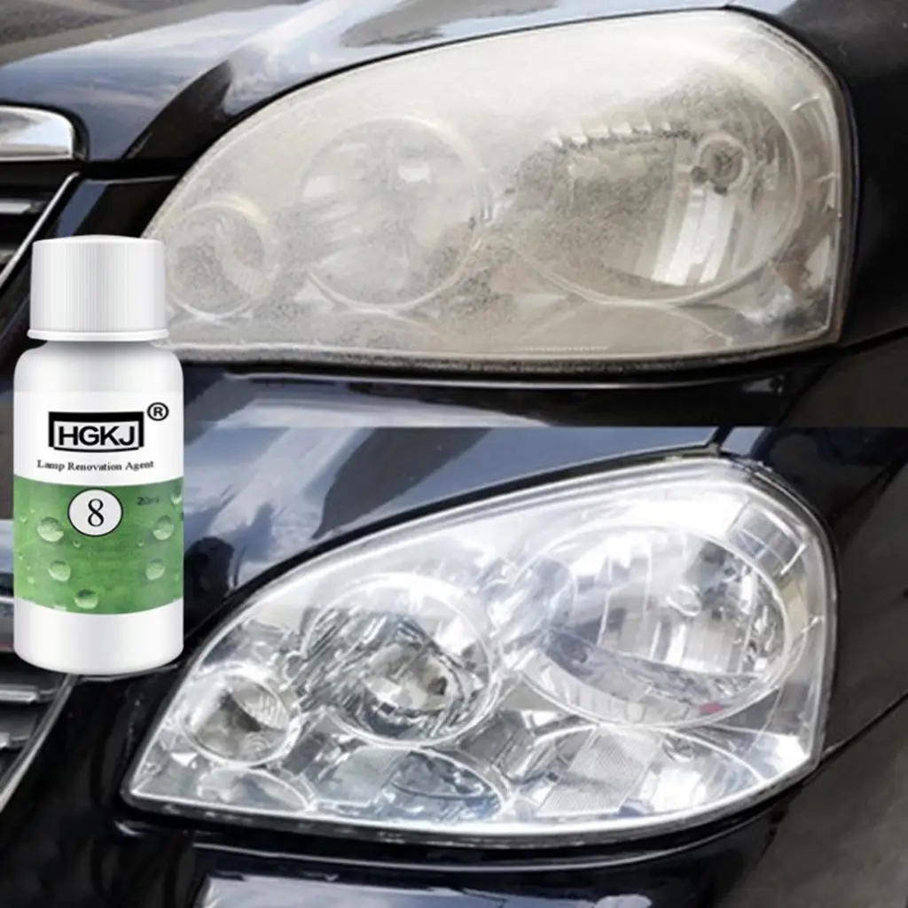 HGKJ-11 50ml Headlight Restoration Liquid Paint Scratch Remover for Auto Light Clarity Improvement