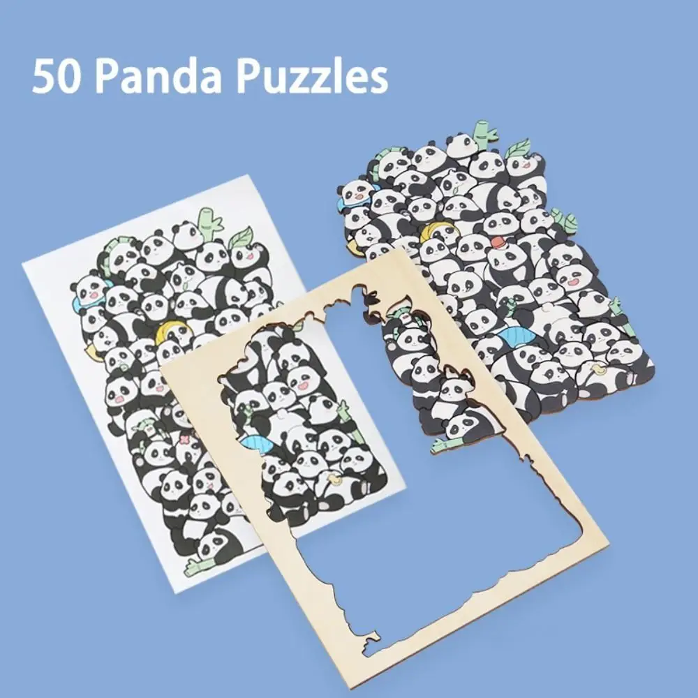 

Creative Irregular Shaped Animal Jigsaw Puzzles Cat Wooden Cartoon Shape Puzzles Panda Dog Animal Shape Puzzles Kids Gifts