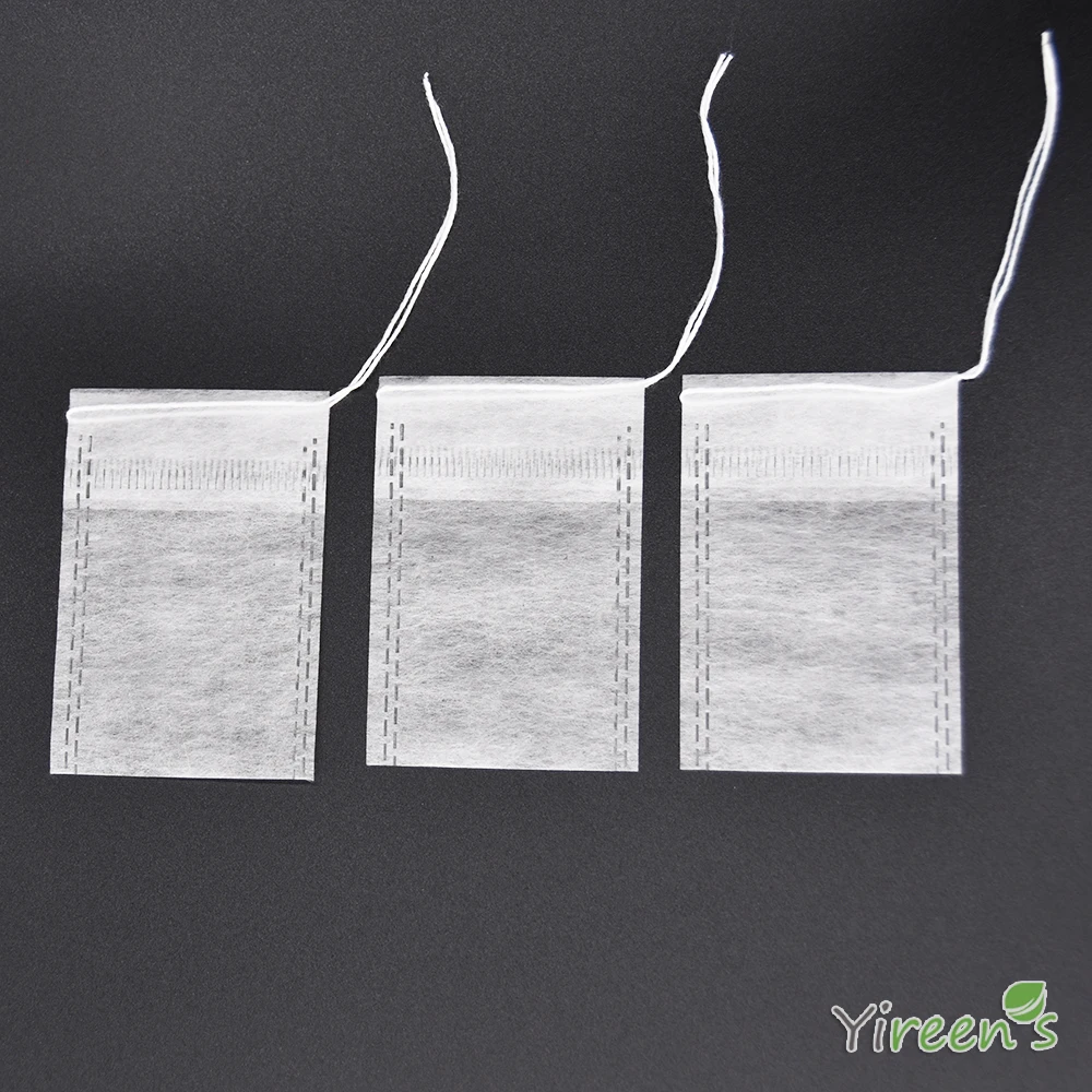 

100 X 120mm 10000pcs Biodegradable Eco-Friendly Corn Fiber Bag With String Tea And Coffee pouches