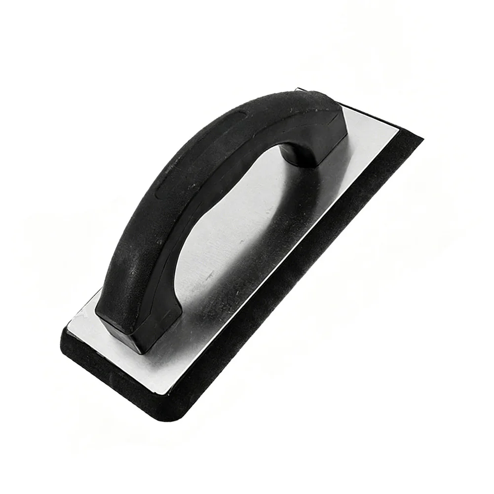 2pcs For Tile Grout Sealing Tools with Ergonomic Rubber Handle and Smooth Edge Safety Design 24x10cm Black Color