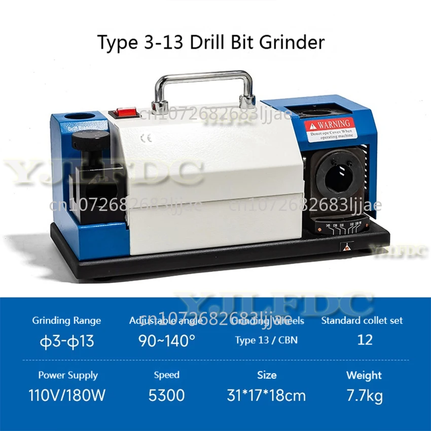 Автоматический заточной станок для сверл и ножей 90-140 мм °   Настольный сверлильный станок с регулировкой угла наклона 3-13 мм