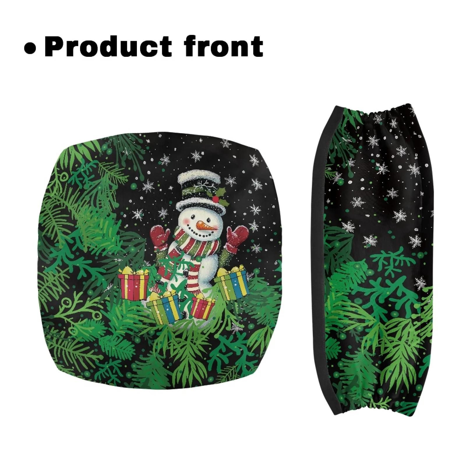 Coloranimal Easy Install Anti-Slip Cover 2PCS Walker Cover for Ladies for Outdoor Park Gift Snowman Joy