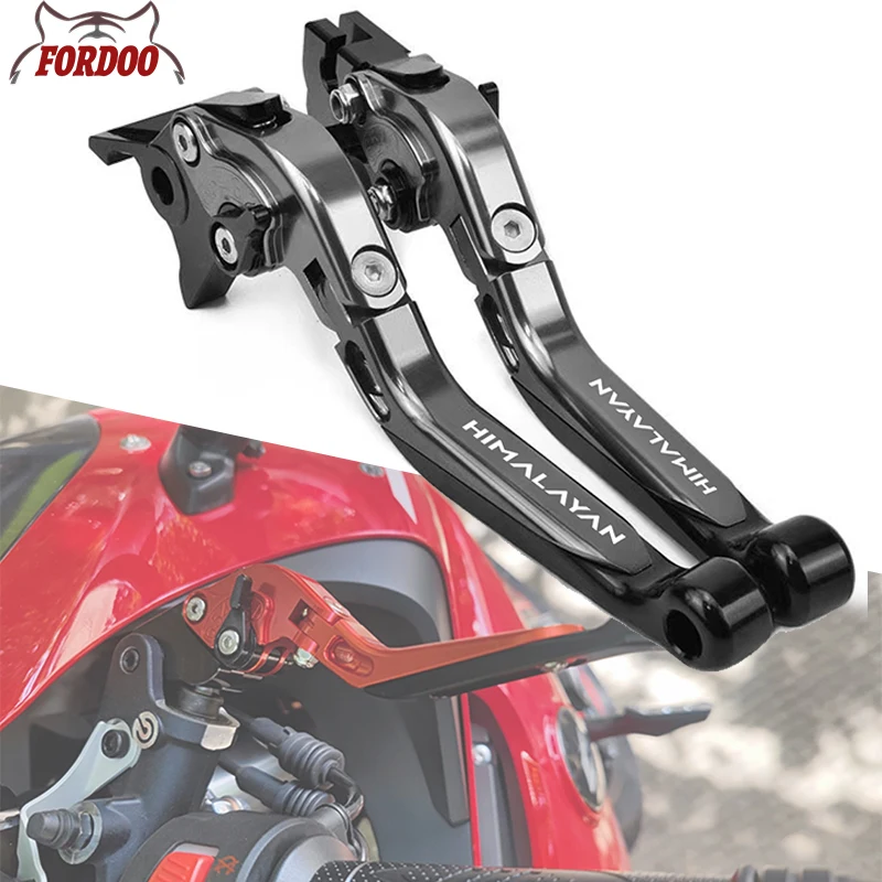 

For Royal Enfield Himalayan 400 end at 2021 Accessories Motorcycles CNC Adjustable Folding Extendable Brake Clutch Lever Levers