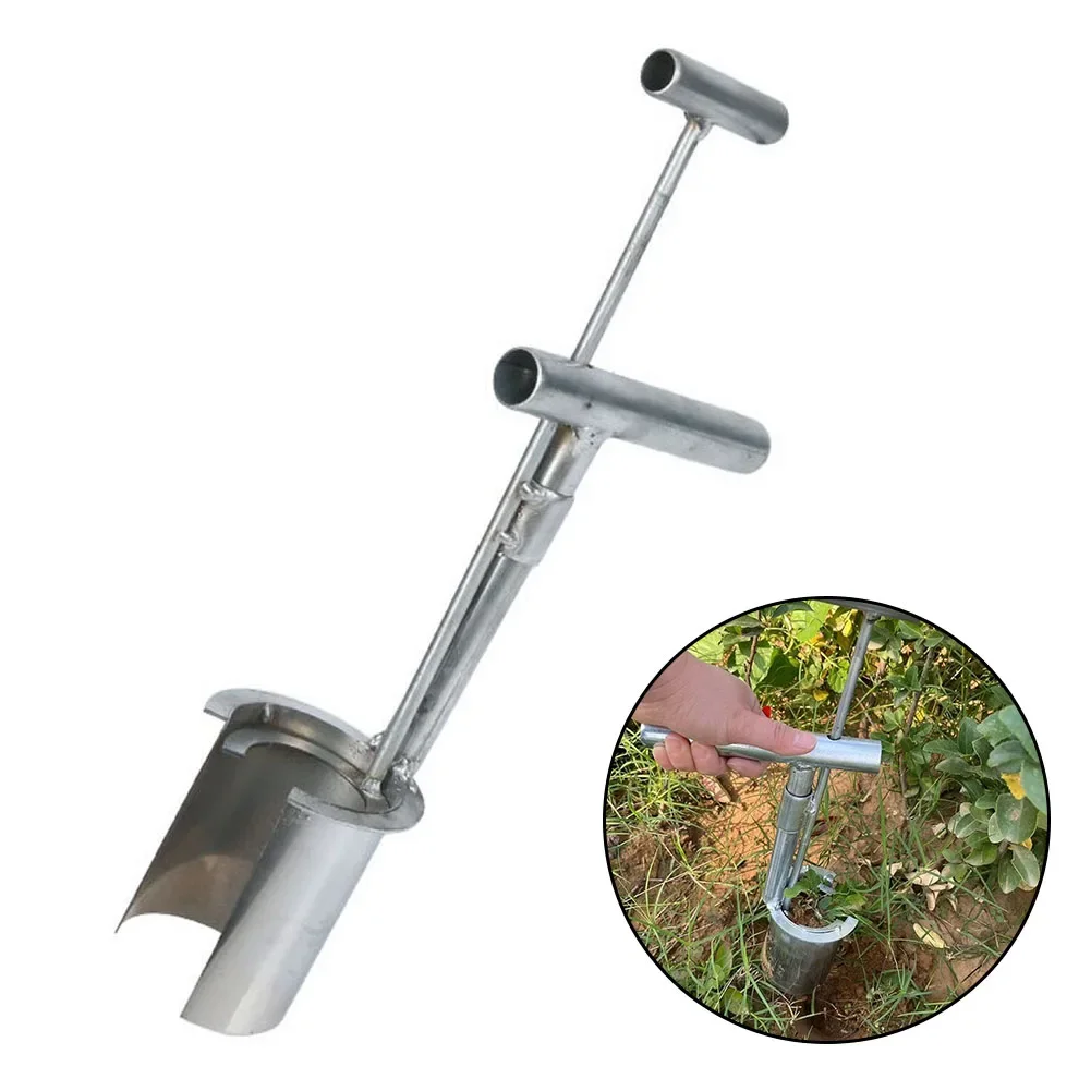 Hand Held Seedling Transplanter Planting Tool Multi-Functional Plant Fruit Tree Side Port Transplanter For Agricultural