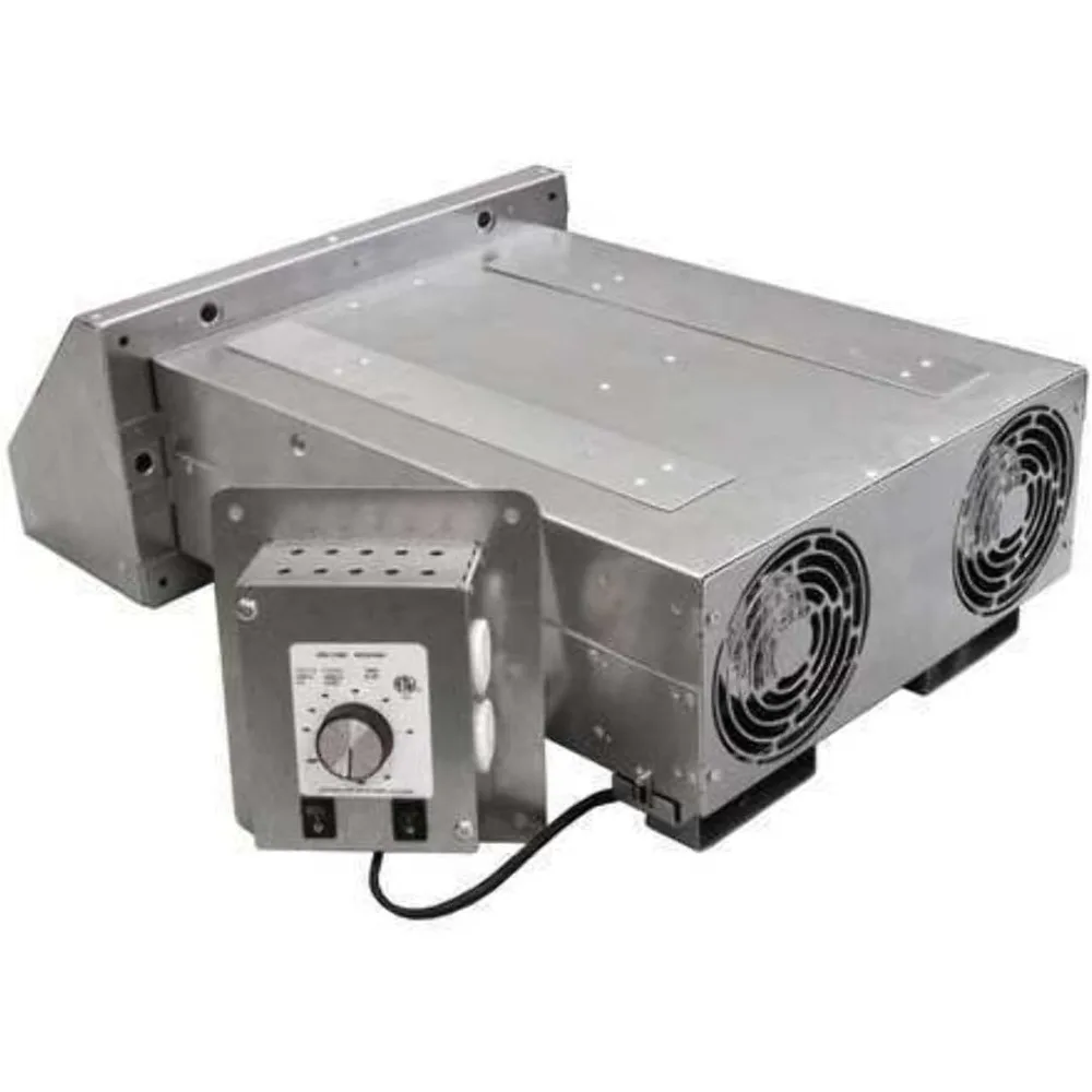 

X2D Model Products Xchanger Reversible Basement Fans Two 90 CFM Fans Adjustable Dehumidistat and Pug-in Electrical