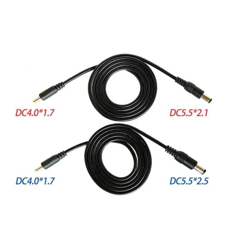 Universal Power Cable for Various Electronic Devices Supports up to 36W Functionality DC4017 to DC5521/DC5525 Cable