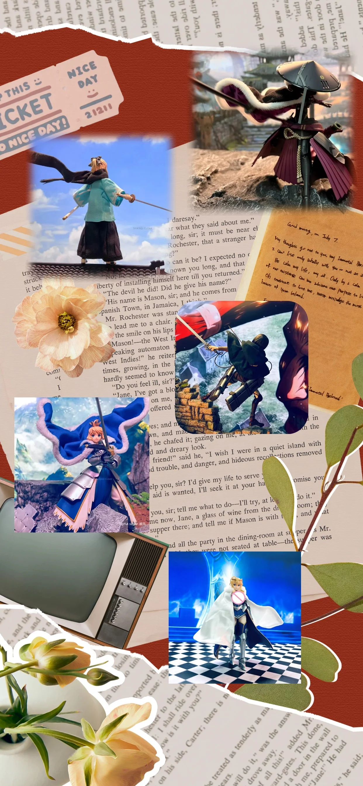 

【No Figure】Handmade 1/12 Scale Female Soldier Clothing Accessories Clothing Set Cloaks For 6'' Action Figure Model Fit Figma