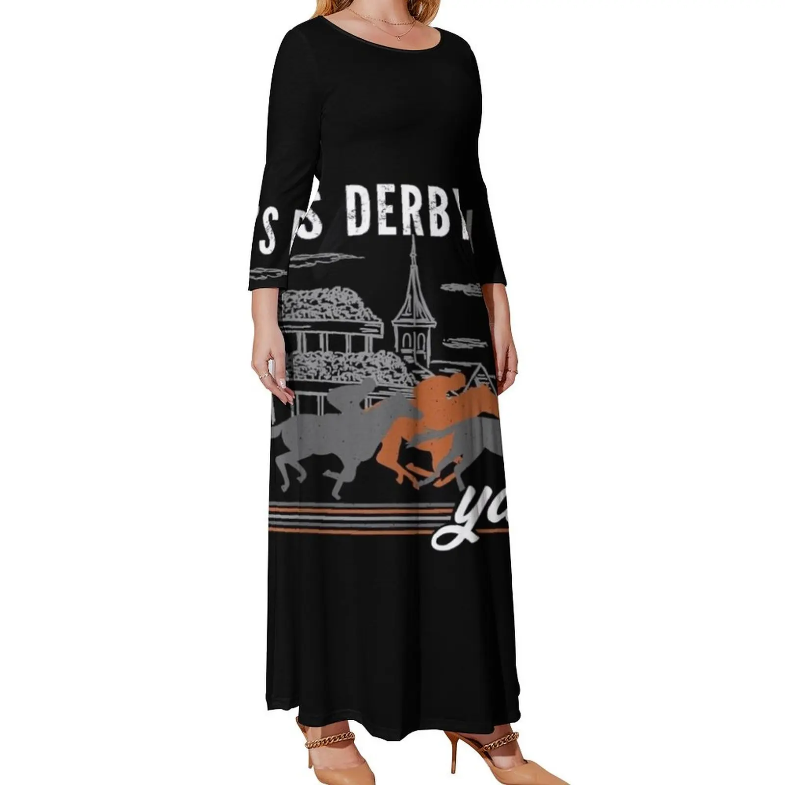 

Derby Day 2022 Derby Kentucky horse derby dresses Suit Long Sleeved Dress Dance dresses summer dress for women 2024