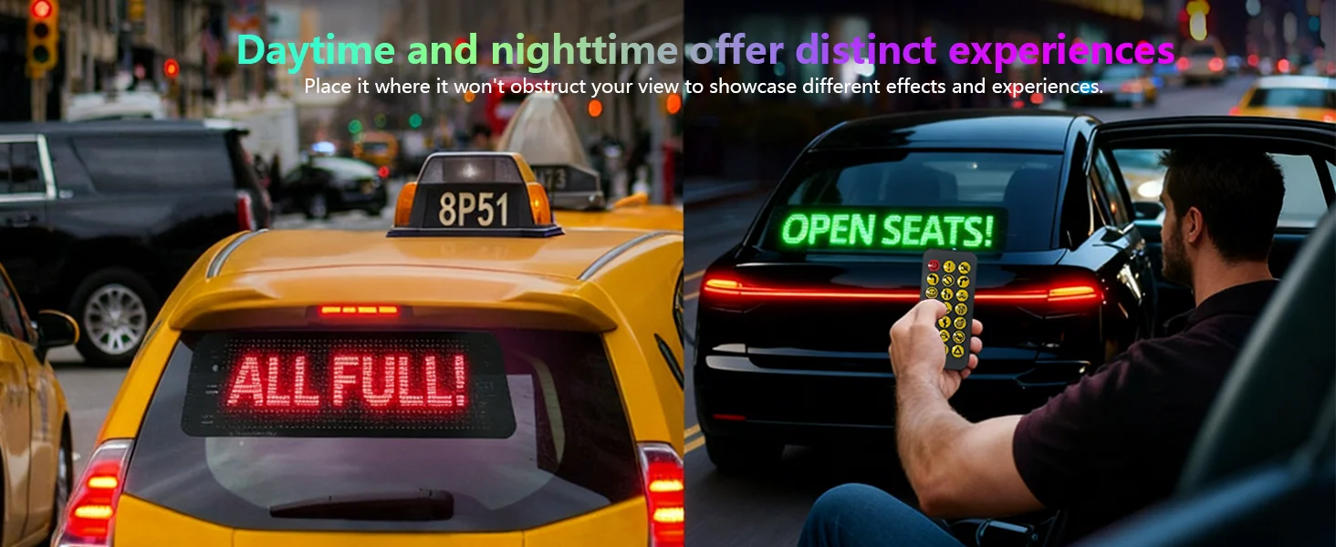 LED Eyes Programmable RGB Devil Eyes Light for Cars Windshield Eyes Flex LED Display DIY Pattern for Car Trucks Pickups