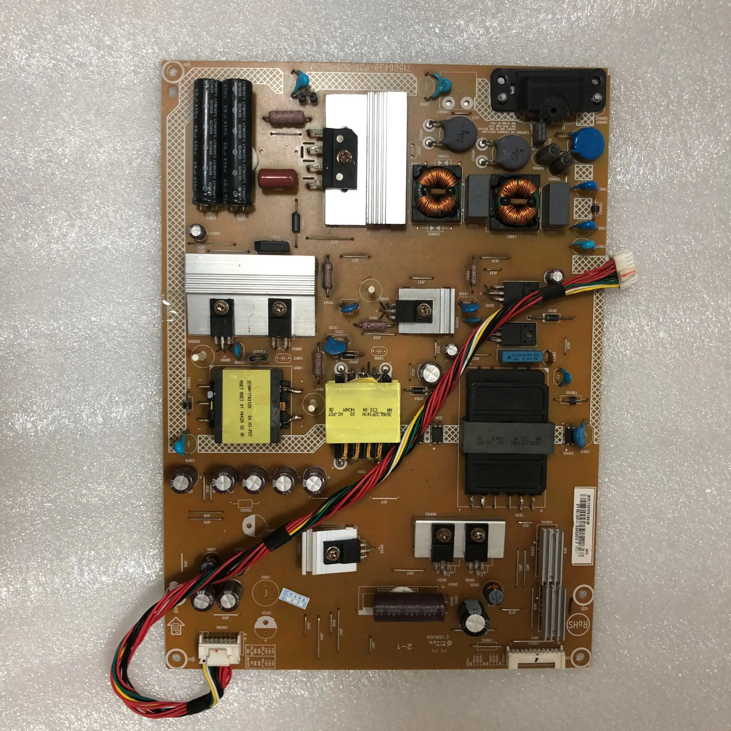 

Original LED a 50E800T power supply board 715G6439-P01-000-002M