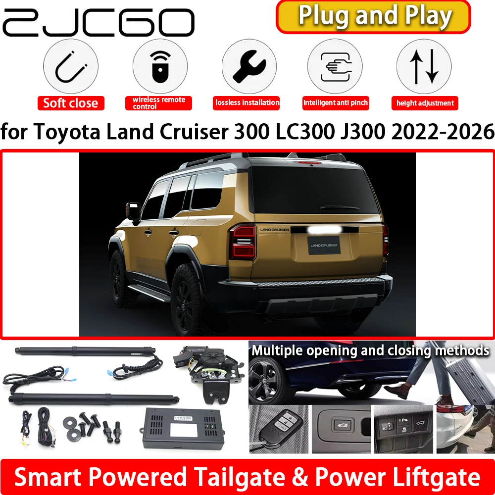 for Toyota Land Cruiser 300 LC300 J300 2022-2026 Automatic Electric Powered Tailgate Power Liftgate Tail Gate Lift Kit System