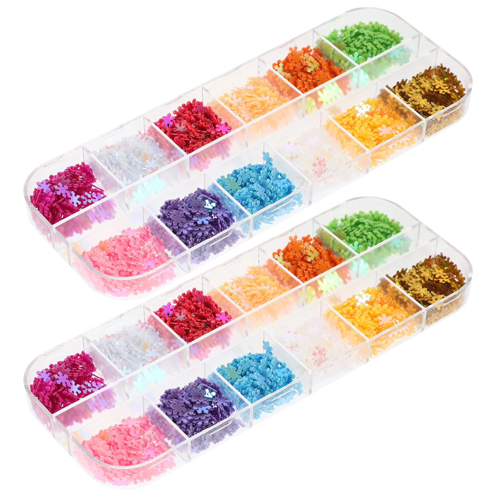 2 szt. Zestaw cienkich, błyszczących cekinów do zdobienia paznokci w 12 kolorach, brokat do manicure, zestaw do samodzielnego zdobienia paznokci, narzędzia do żelu UV i akrylu