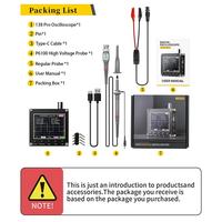 FNIRSIs 138 PRO Handheld Digital Oscilloscope 2.5 MSa/s 200 KHz Analog Bandwidth 80 KHz P WM Modulation And Firmware Updates