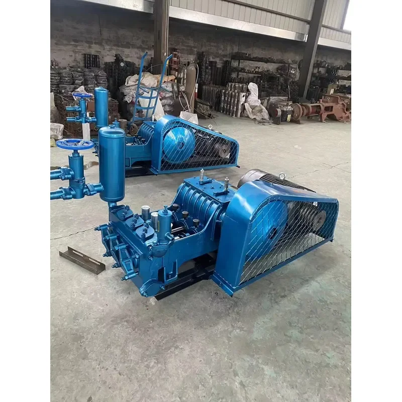 High-quality BW150/BW160/BW250/BW320 Model Mud Pumps Stable for Mining Rigs with 118-320 L/min Flow and 22-100 bar Pressure