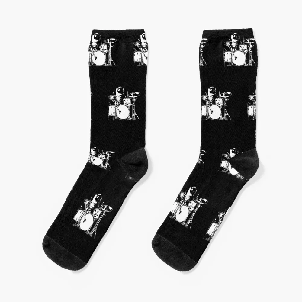 

Space Drummer Socks cartoon winter thermal Children's Designer Man Socks Women's