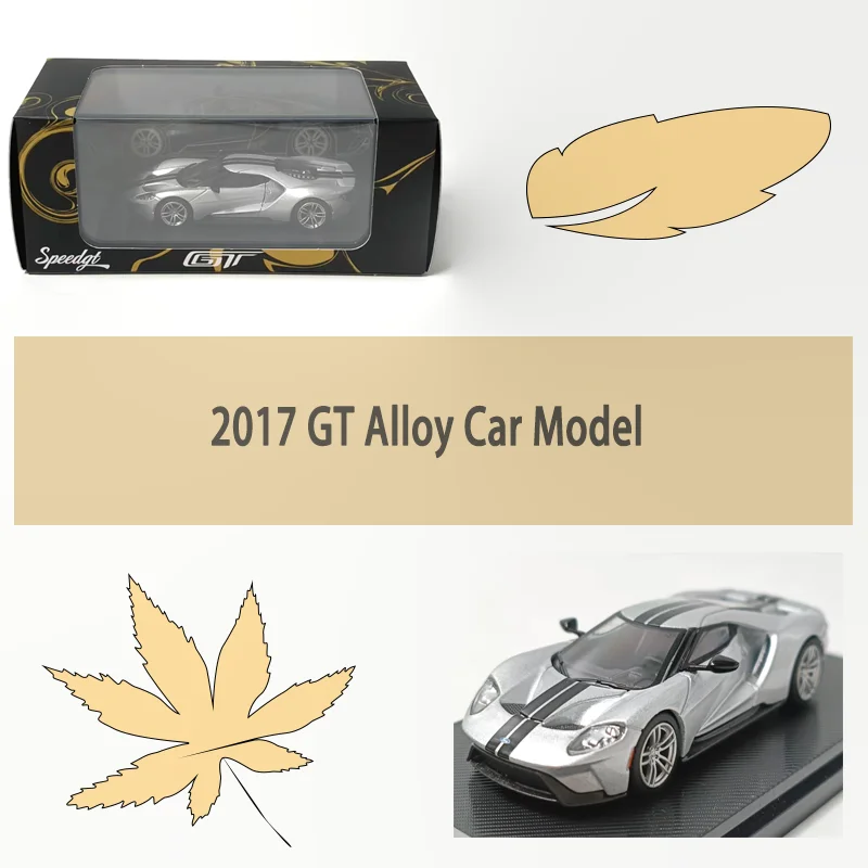 Diecast 1/64 Scale 2017 GT Alloy Car Model Static Display Unique Gift Scene Simulation Souvenir Toy