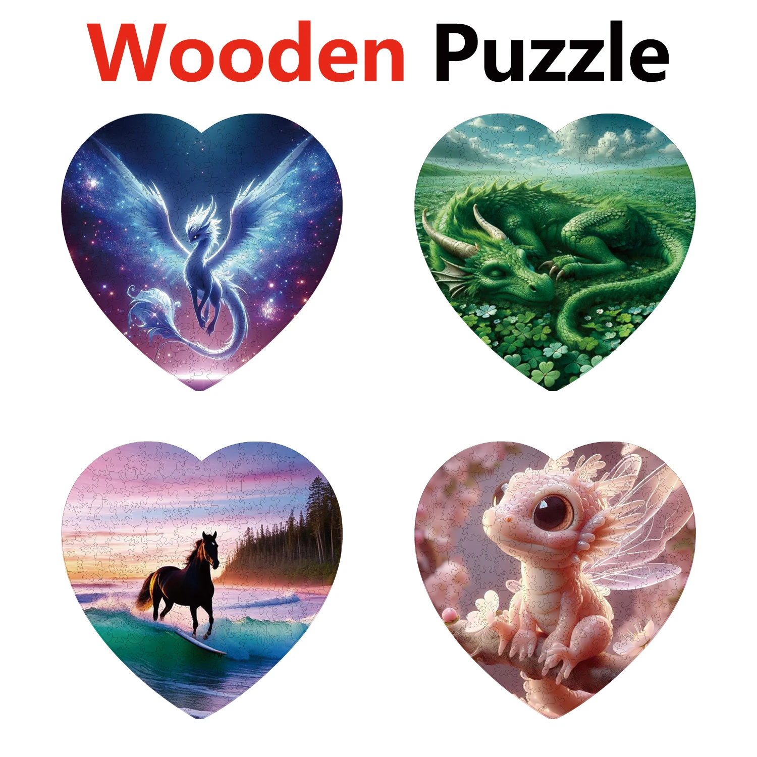 

XIN Deer Squirrel Car Girl Animal Puzzles Unique Shape High Quality Jigsaw Puzzle Wooden Puzzle Best Gift For Child